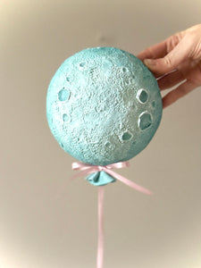 PREORDER The Moon Balloon 6x6 inch Wall Hanging