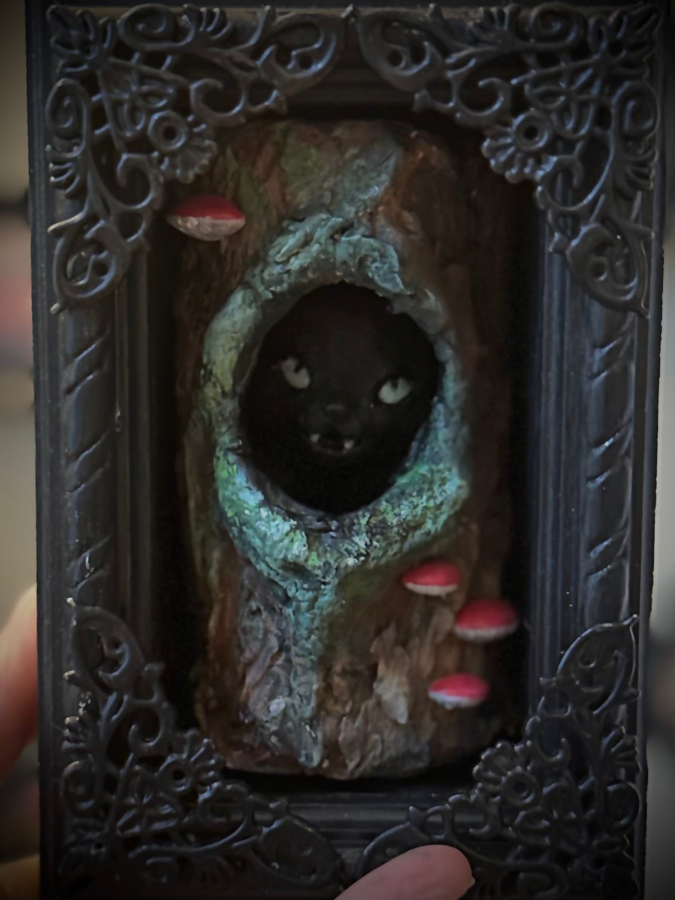 Night Watchman  Bat 4x6 inch story Box