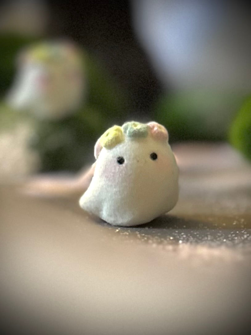 Spring Ghost 1 inch Flocked Figurine