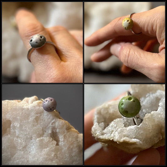 PRE ORDER 4 Moon Ring Gift Pack. Choose your colors