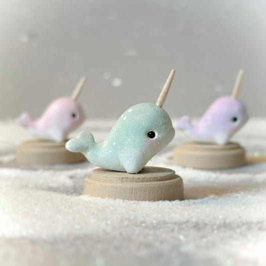 Imagination Makers Narwhal 1.5 inch figurine