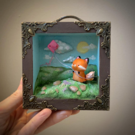 Perfect Day Fox 4x4 inch Story Box
