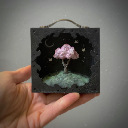 Quiet Keeper Cherry Tree 3x3 inchStory Box