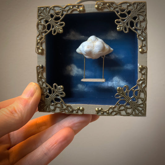 Small Lil Dreamer Cloud Swing 3x3 inch Story Box
