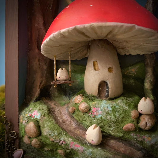 A Gathering in the Wood 5x7 inch Story Box