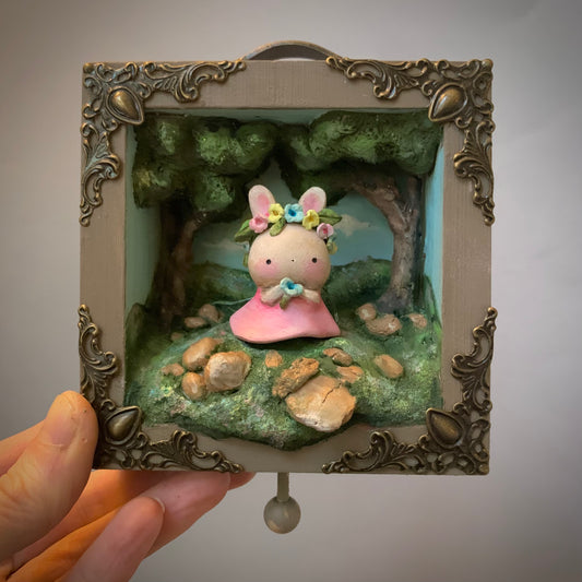 Summoner of Spring Bunny 5x5 inch Story Box