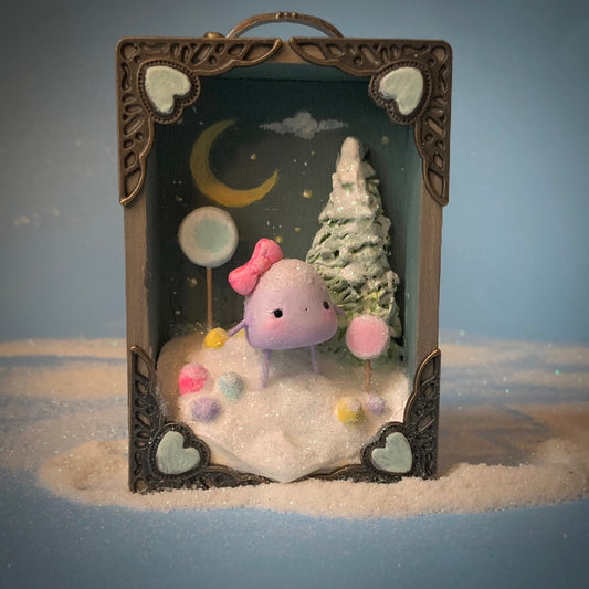 Santa’s Sweets Gumdrop Girl 4x3 inch Story Box