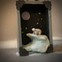 Night Watchman Polar Bear 3x2 inch story Box