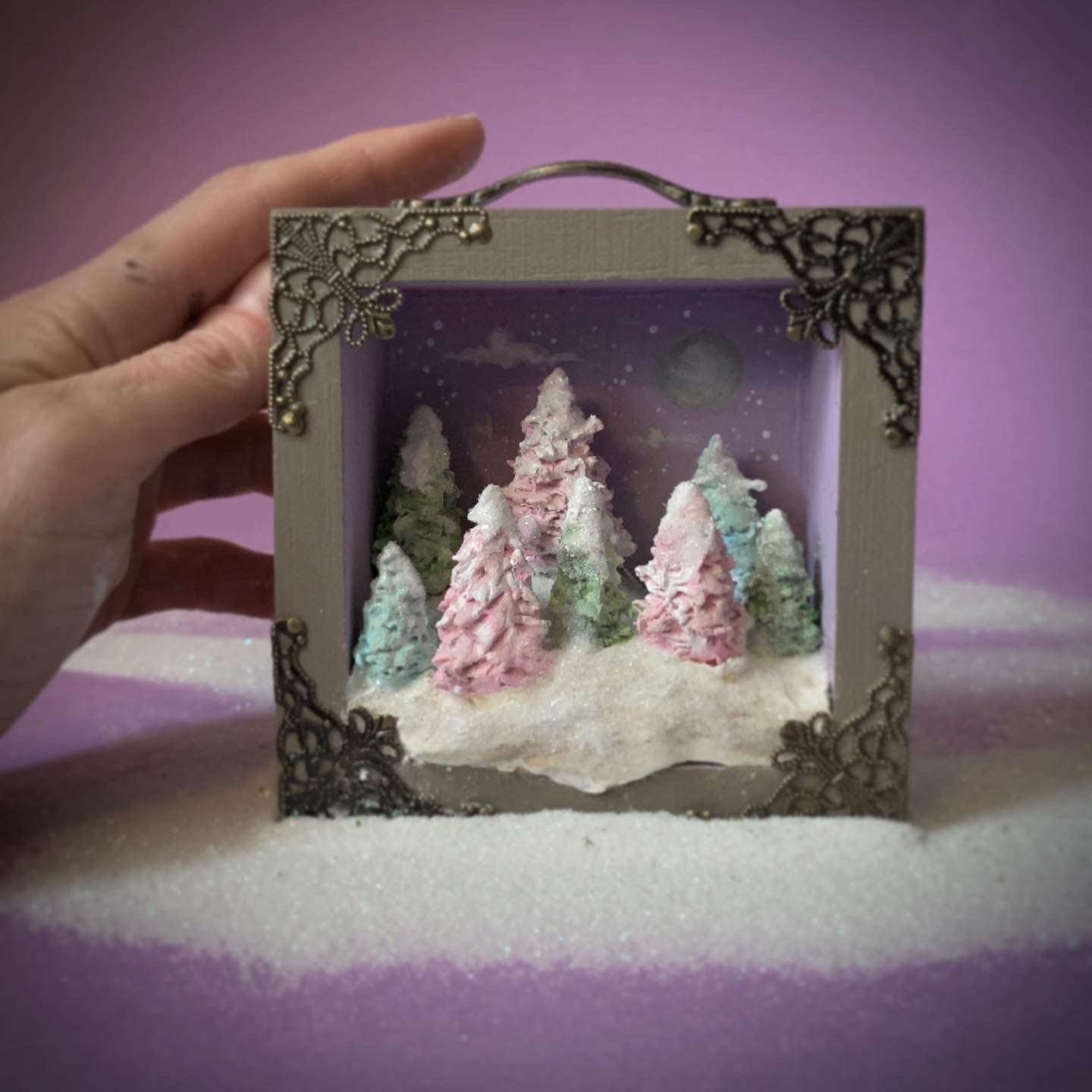 Happy Little Trees 4x4 inch Story Box