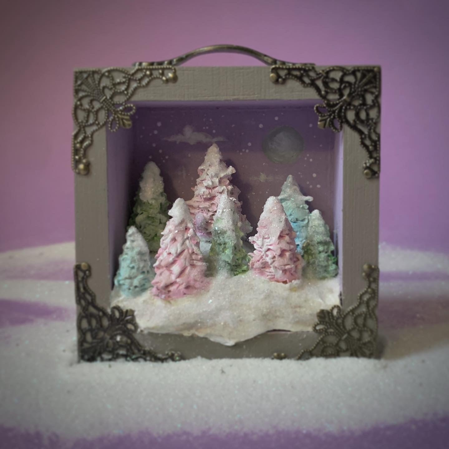 Happy Little Trees 4x4 inch Story Box