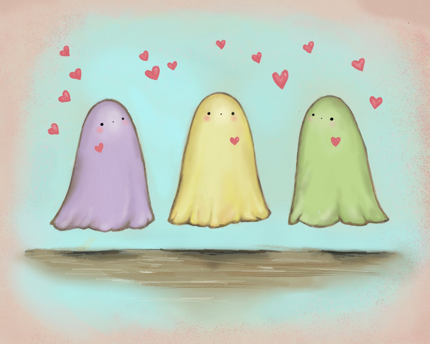 4x6 Sweet Spooks Art Print