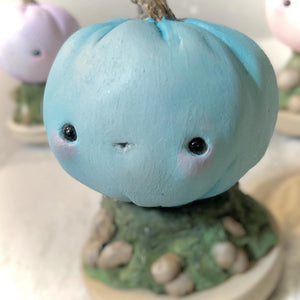 Blue Fairy Pumpkin Figurine