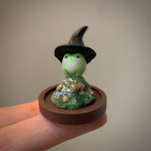 PRE ORDER The Frog Witch in 1.5 inch Glass Cloche
