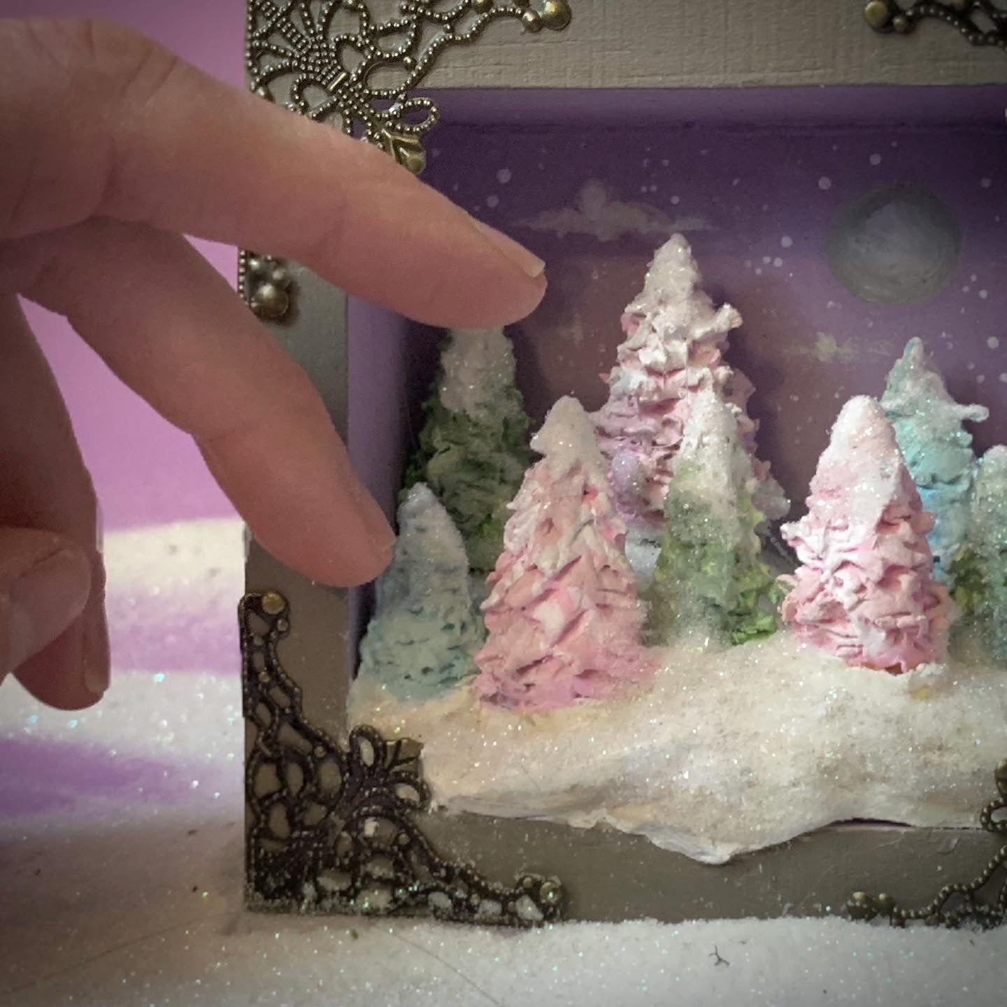 Happy Little Trees 4x4 inch Story Box