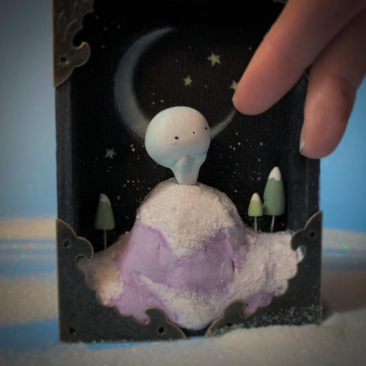 The Snow Friend 5x4 inch story Box