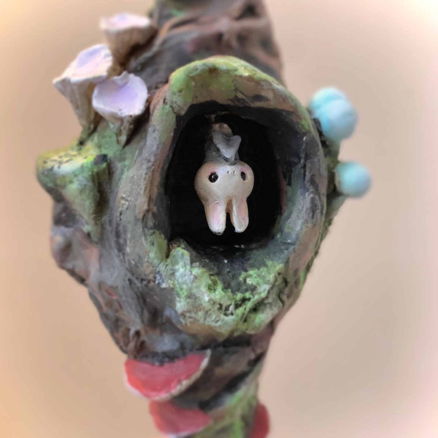 Safe Haven Bat 6x3 inch Story Sculpture