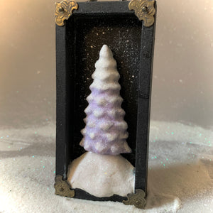 Lavender Happy Little Trees 5x2.5 inch Story Box
