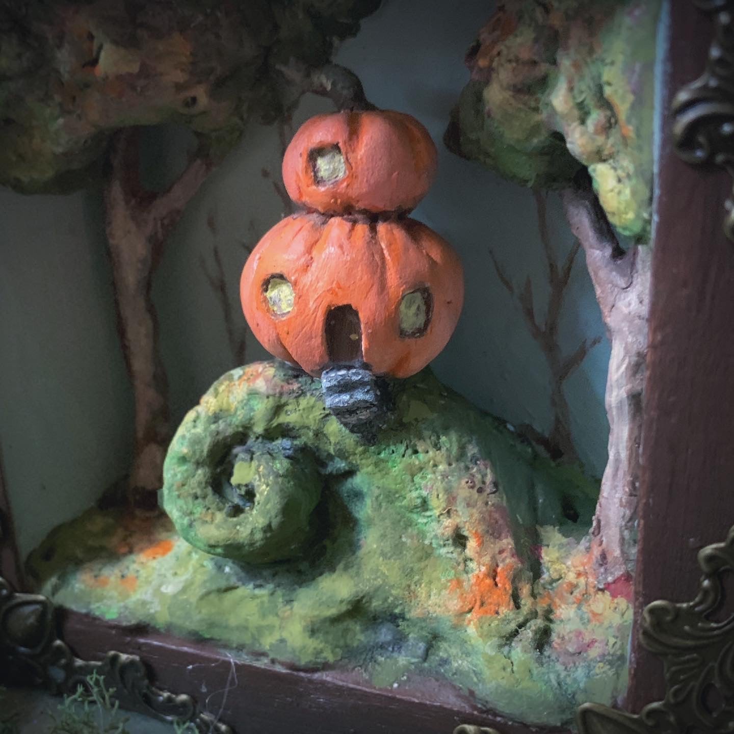 Pumpkin House Story Box