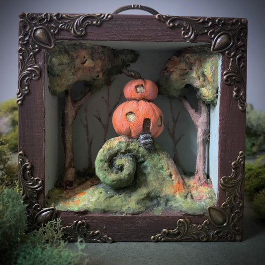 Pumpkin House Story Box