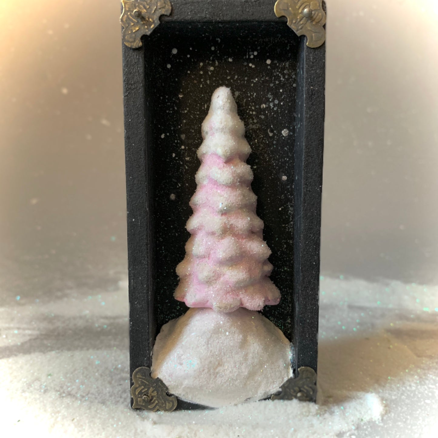 Pink Happy Little Trees 5x2.5 inch Story Box