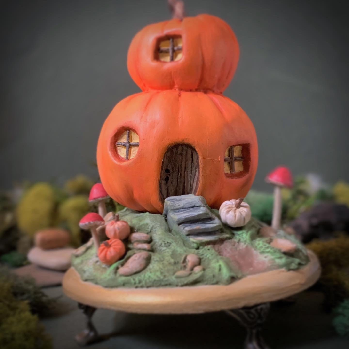 Pumpkin House Large Sculpture