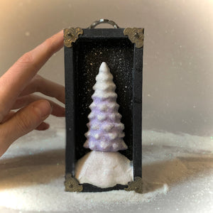 Lavender Happy Little Trees 5x2.5 inch Story Box