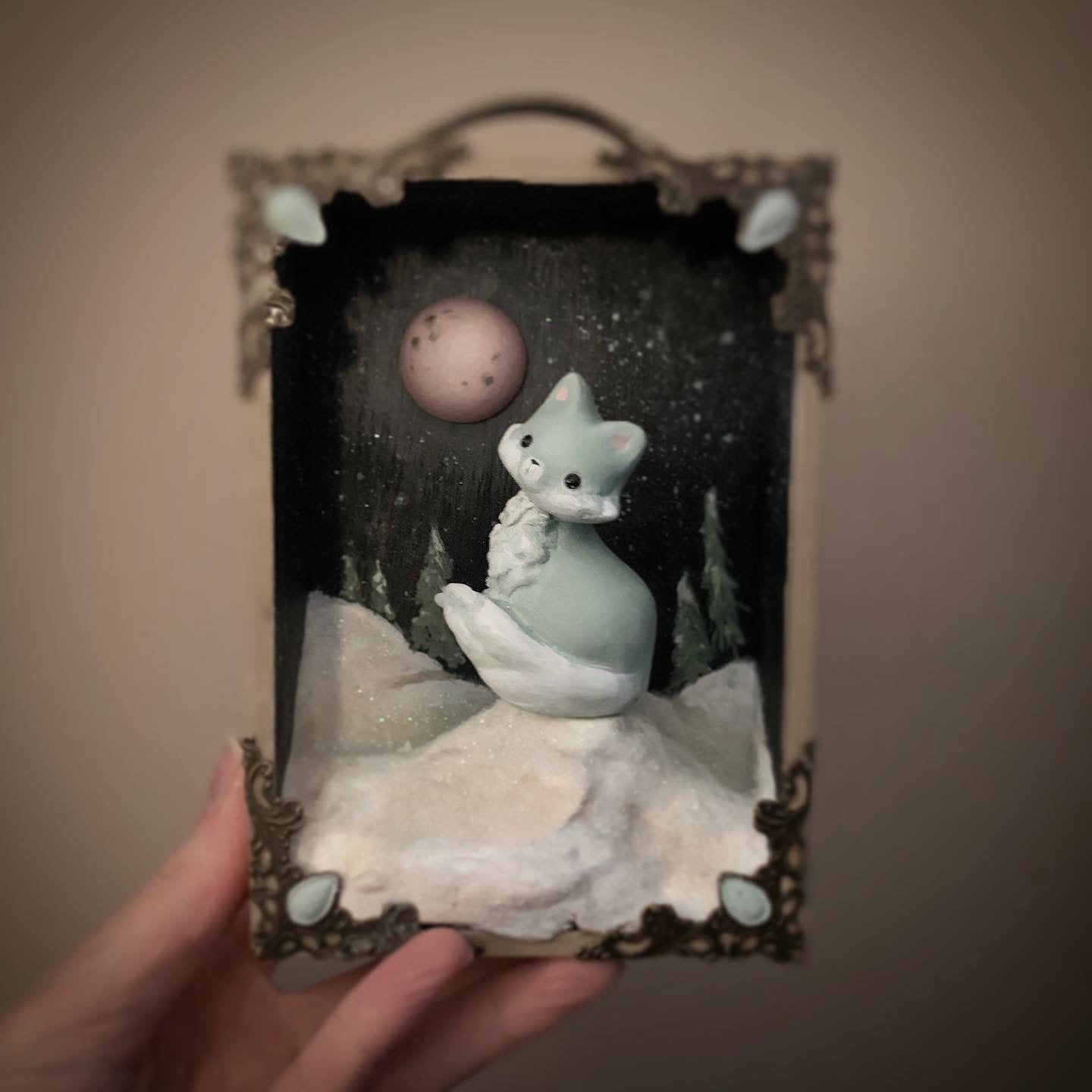 Winter Spirit Fox 5x4” Story Box