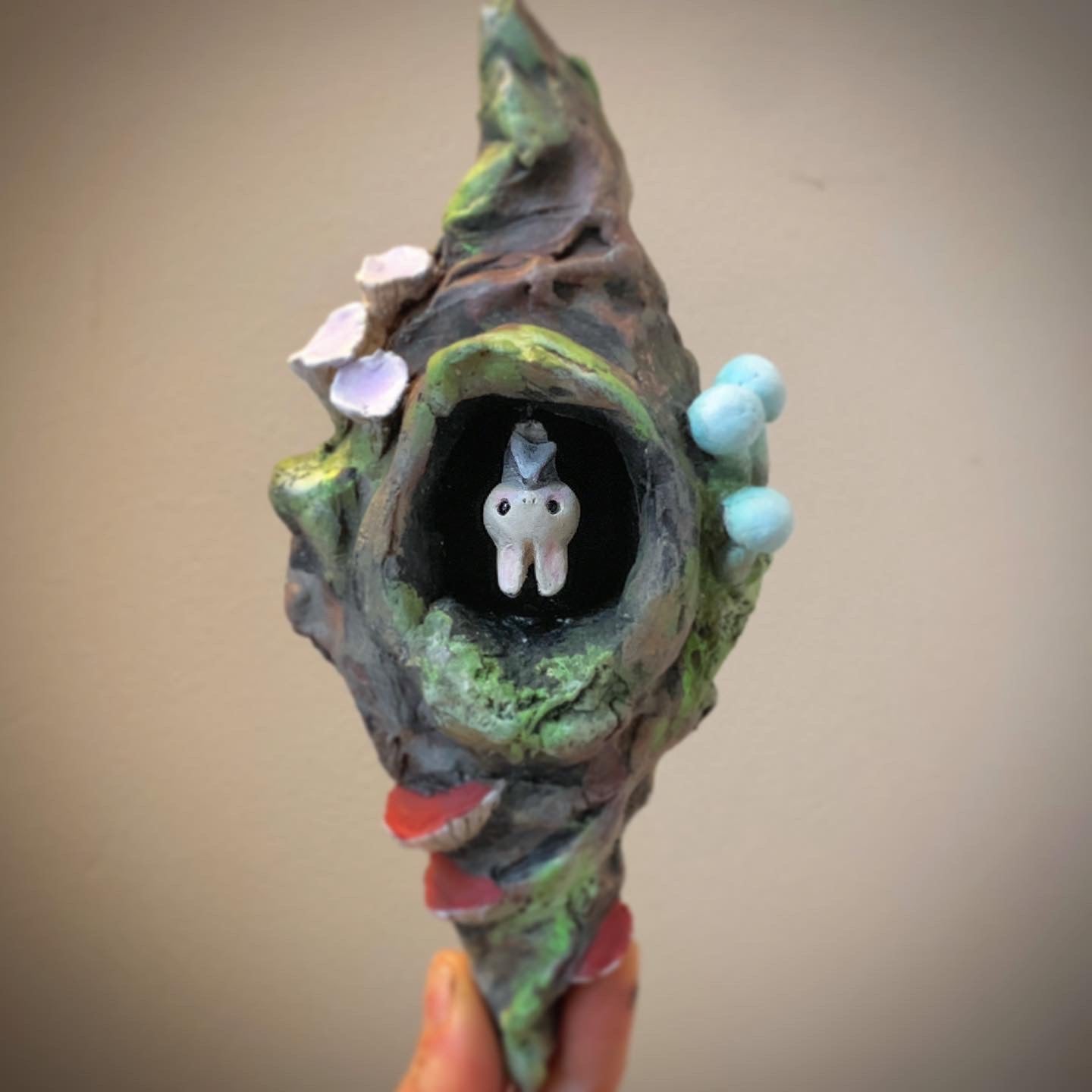 Safe Haven Bat 6x3 inch Story Sculpture