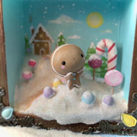 Santa’s Sweets Gingerbread 4x4  Story Box