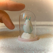 Mini Yeti in Glass Cloche