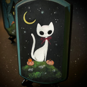 Ghost Kitty Painting